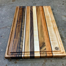 Load image into Gallery viewer, Cutting Board - Maple, Wenge, Cherry, Ash, Walnut, Shedua, Monkey Pod
