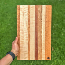 Load image into Gallery viewer, Cutting Board - Cherry, Curly Maple, Sapele, Ash, Mahogany
