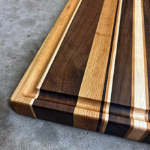 Load image into Gallery viewer, Cutting Board - Cherry, Maple, Walnut
