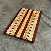 Load image into Gallery viewer, Cutting Board - Padauk, Curly Maple
