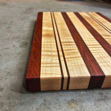 Load image into Gallery viewer, Cutting Board - Padauk, Curly Maple
