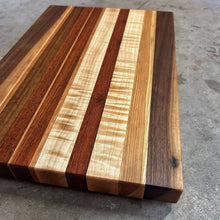 Load image into Gallery viewer, Cutting Board - Walnut, Ash, Cherry, Curly Maple, Jatoba, Shedua
