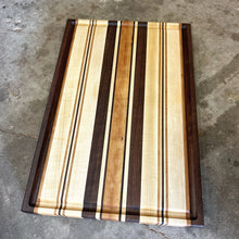 Load image into Gallery viewer, Cutting Board - Walnut, Cherry, Maple
